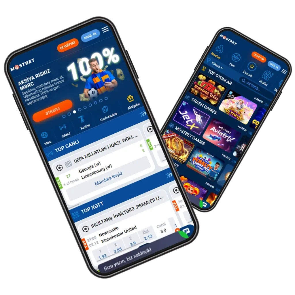Mostbet mobil uygulaması