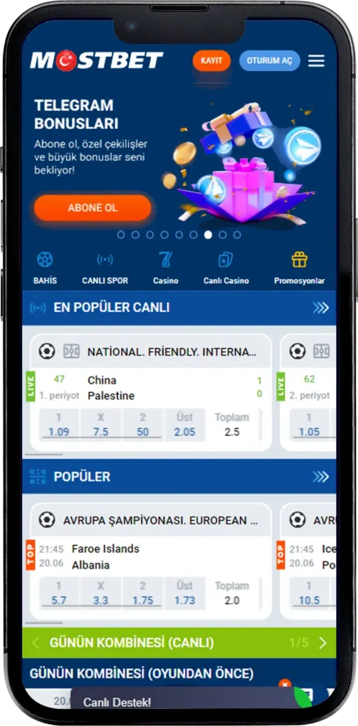 Mostbet mobil uygulaması